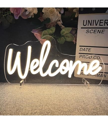 Welcome Neon Sign - Amazon.com