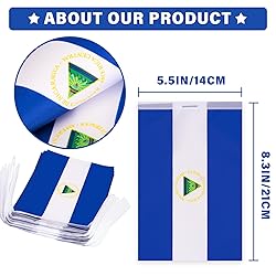Nicaragua String Flag Pennant Banner, Small Mini