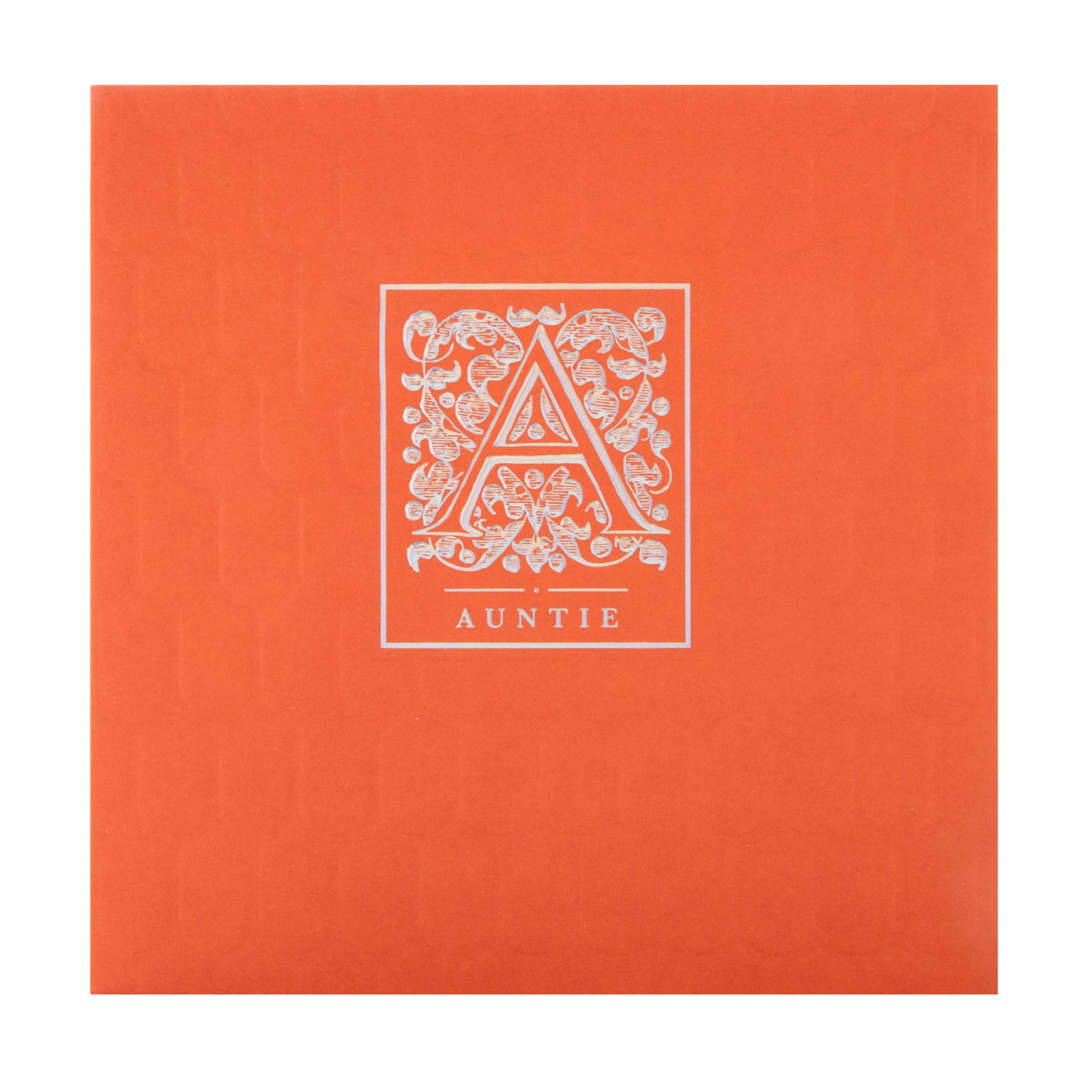 Birthday Card for Auntie from Hallmark - Embossed Illustrated Letter Design