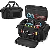 Rexmica Small Tool Bag with Anti-Friction and Thick Padded Bottom, Tool Storage Organizer for Men, Tactical Bag, Range Bag, M