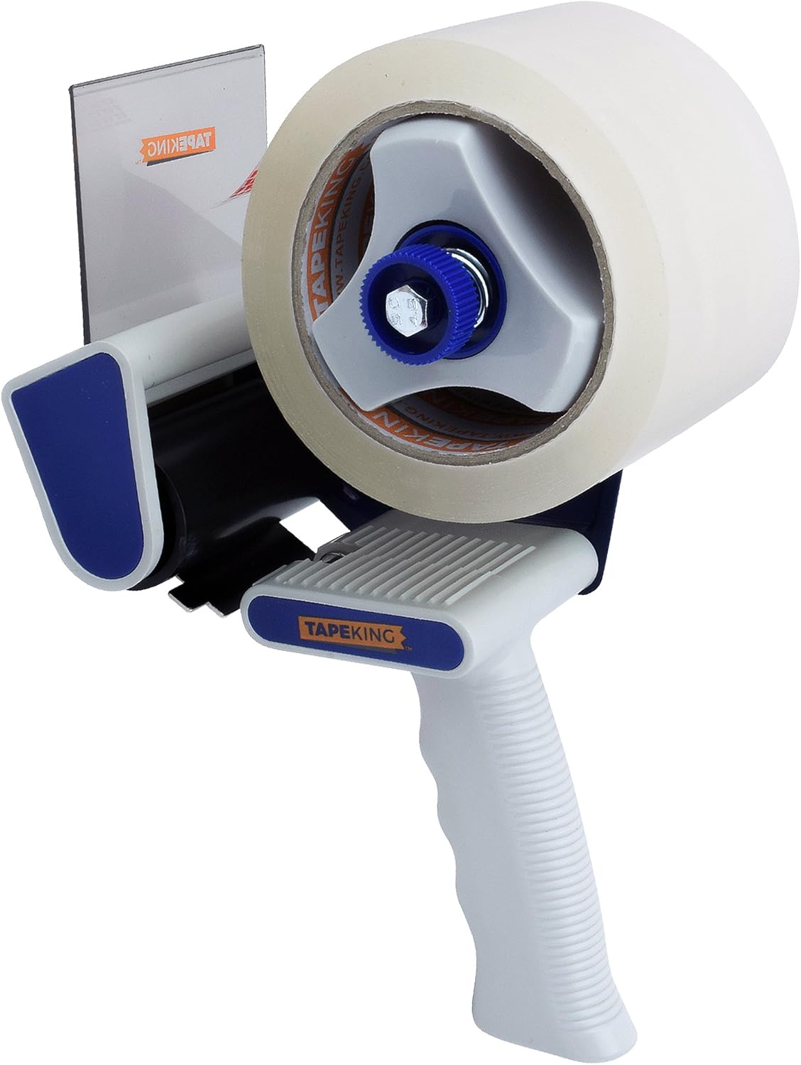 Tape King TX300 3 Inch Wide Packing Tape Dispenser Gun - Plus 1 Free Roll of Packaging Tape - Side Loading 3" Lightweight Ergonomic Industrial Gun for Shipping, Moving, Carton and Box Sealing : Office Products
