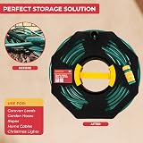 GADLANE Heavy Duty Cable Tidy Reel 25m Black Cable Winder Empty view 5