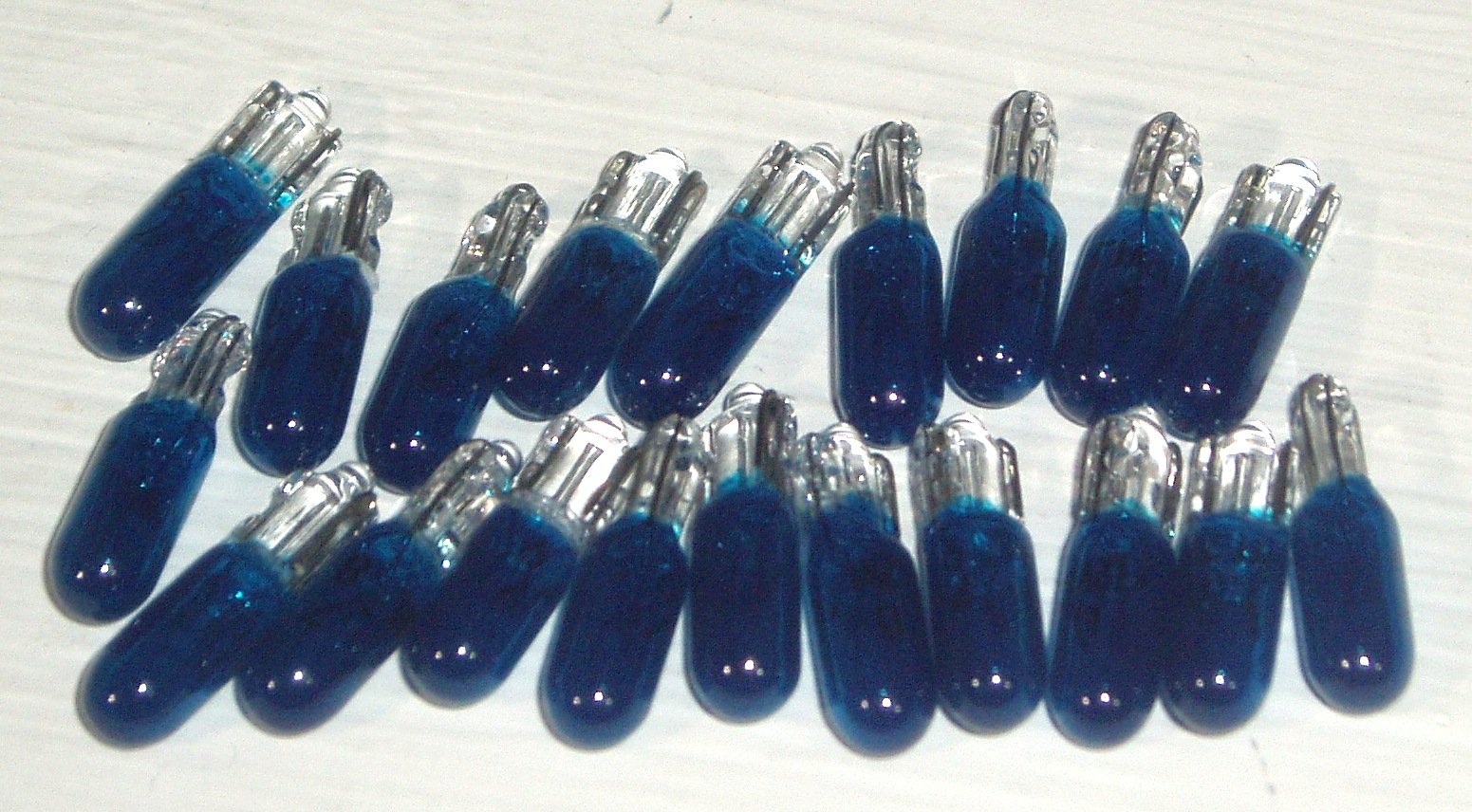 20 x 5mm FRUIT MACHINE BULBS (BLUE)