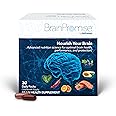 EyePromise BrainPromise Brain Supplement Improves Memory & Focus, Supports Brain Health, Performance, and Protection. Comprehensive, Science-Based Formula, 30-Day Supply Softgels