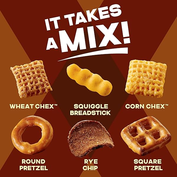 CHEX MIX SNACK MIX, HONEY BBQ, SNACK BAG, SNACKS, 8 OZ