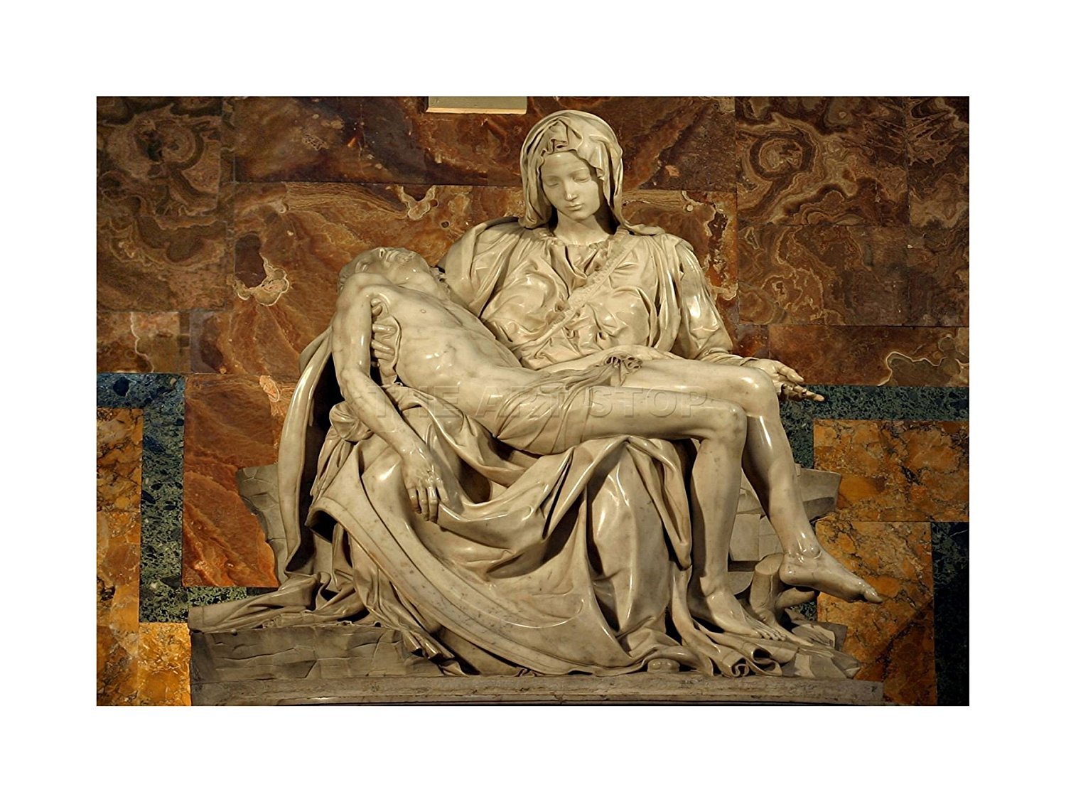 Michelangelo Pieta 1499 Old Master Painting Art Frame Print Picture F12x524 - 