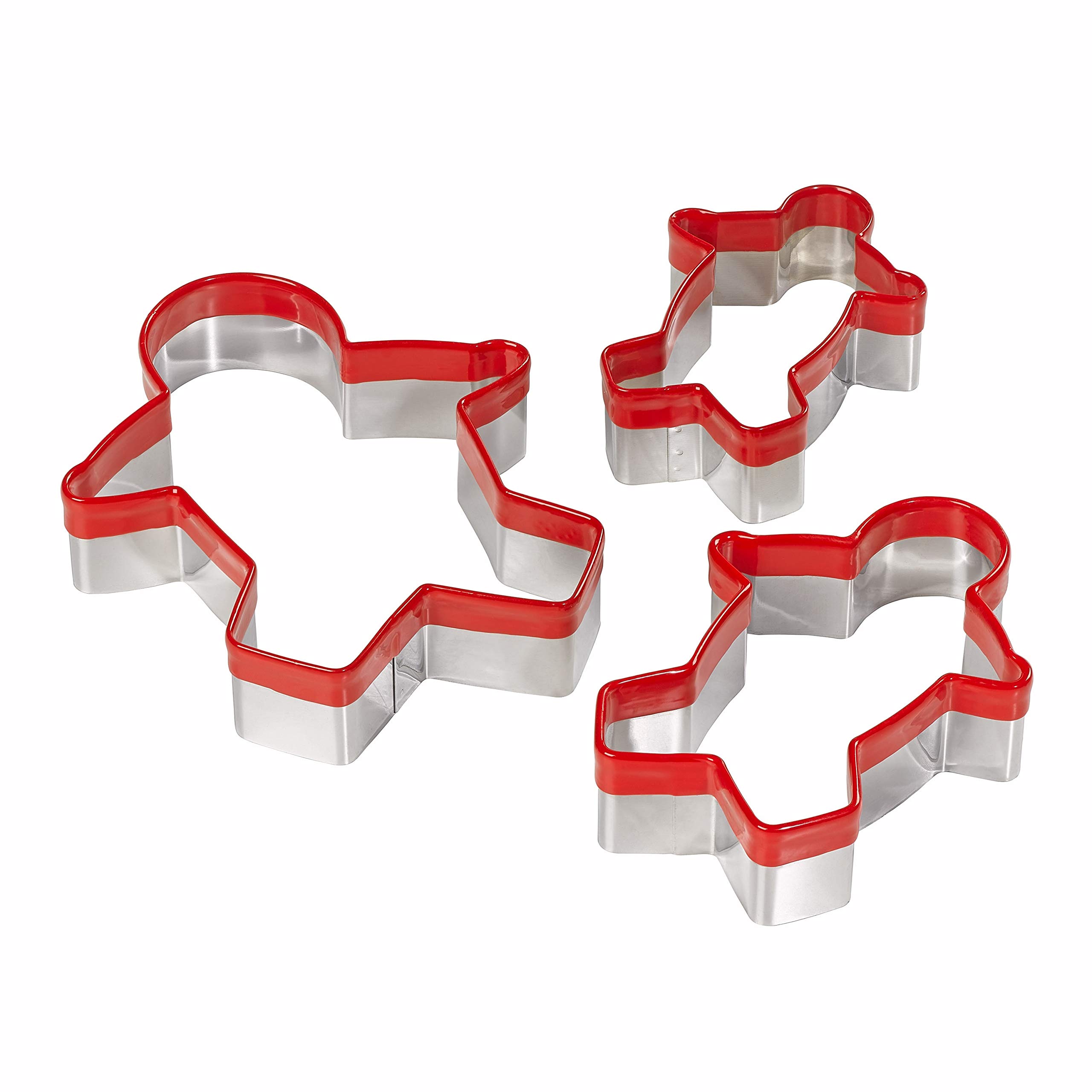 Tala Gingerbread Cutters, Set of 3 Ideal for Cookie Dough, Pastry and Fondant Icing