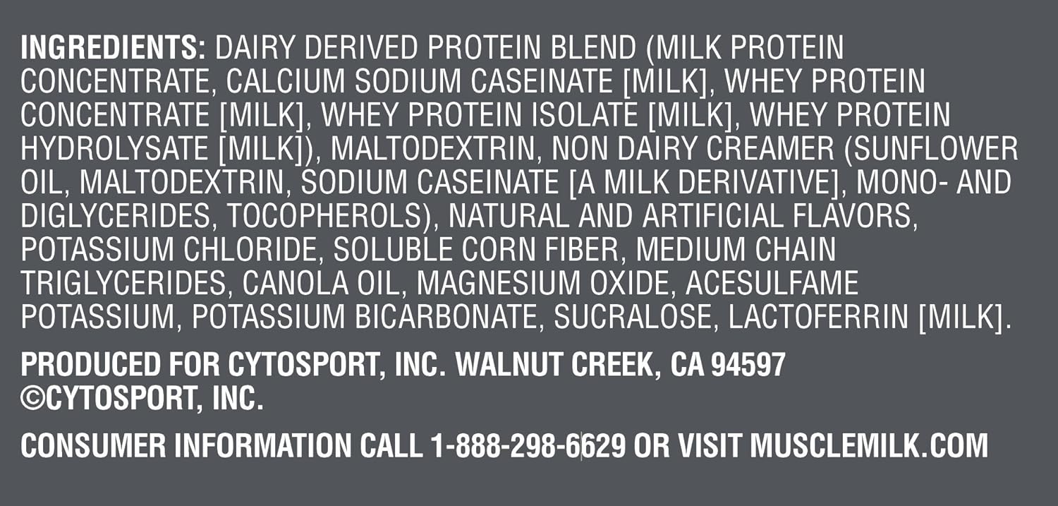 Muscle Milk Pro Series Protein Powder, Intense Vanilla, 50g Protein, 2.47 Pound, 14 Servings: Health & Personal Care