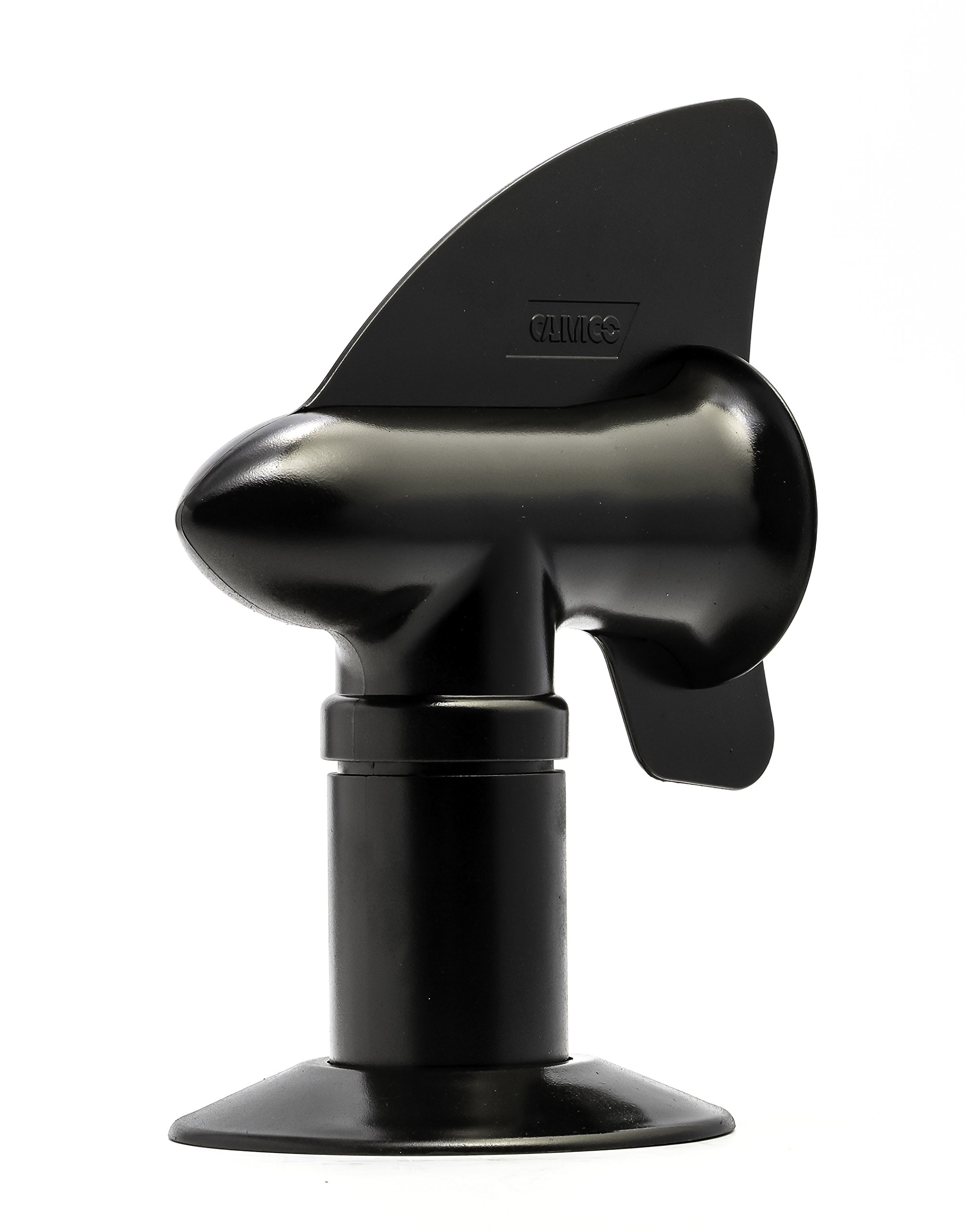 Camco Cyclone Rotating Sewer Plumbing Vent - Rids Odors from Your RV Holding Tank, Rotes 360 Degrees to Pull Odors Up and Away - Black (40597)