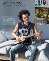 Donner HUSH I PRO Travel Acoustic Electric Guitar with 18 Effects view 5