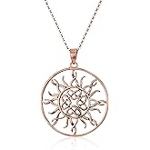 Amazon Essentials .925 Sterling Silver Celtic Pendant Necklace for Women, 18