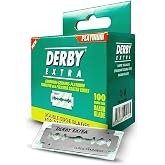 Derby Extra Double Edge Safety Razor Blades - Pack of 100 Blades