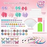 Vinitoy Headband Making Kit for Girls - DIY Diamond Hair Accessories Craft Toy view 2
