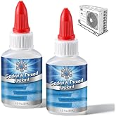ElaraBerry 2 Pack HVAC Gasket &amp; Thread Sealant 30ml, Non Hardening Refrigerant Leak Sealant for R410A, R32 &amp; R22 System, Compatible with HVAC Refrigerant &amp; Oil, Seals Flare Fitting, Gaskets &amp; O Ring