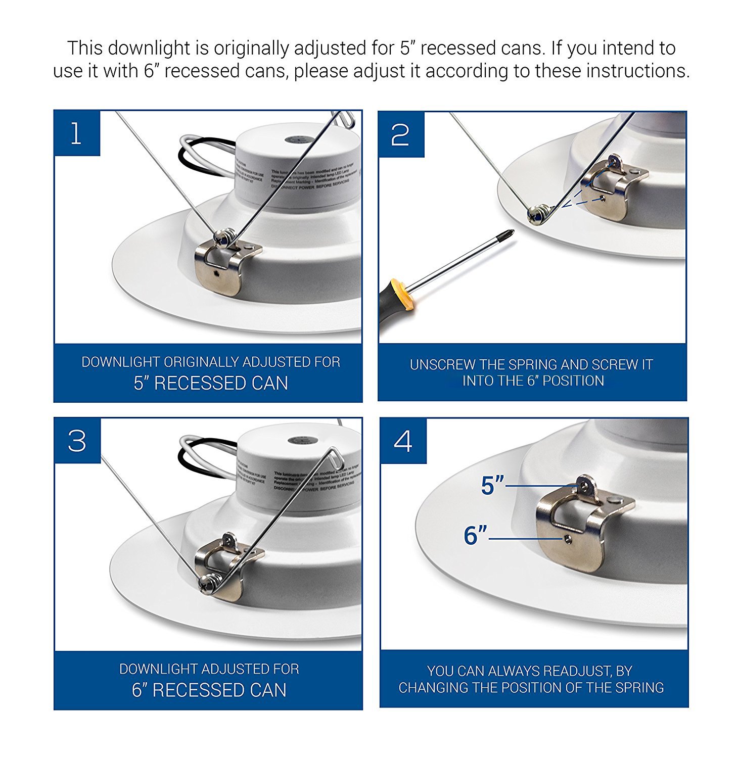 Retrofit LED Recessed Lighting Fixture 14W Crystal White Glow 75W