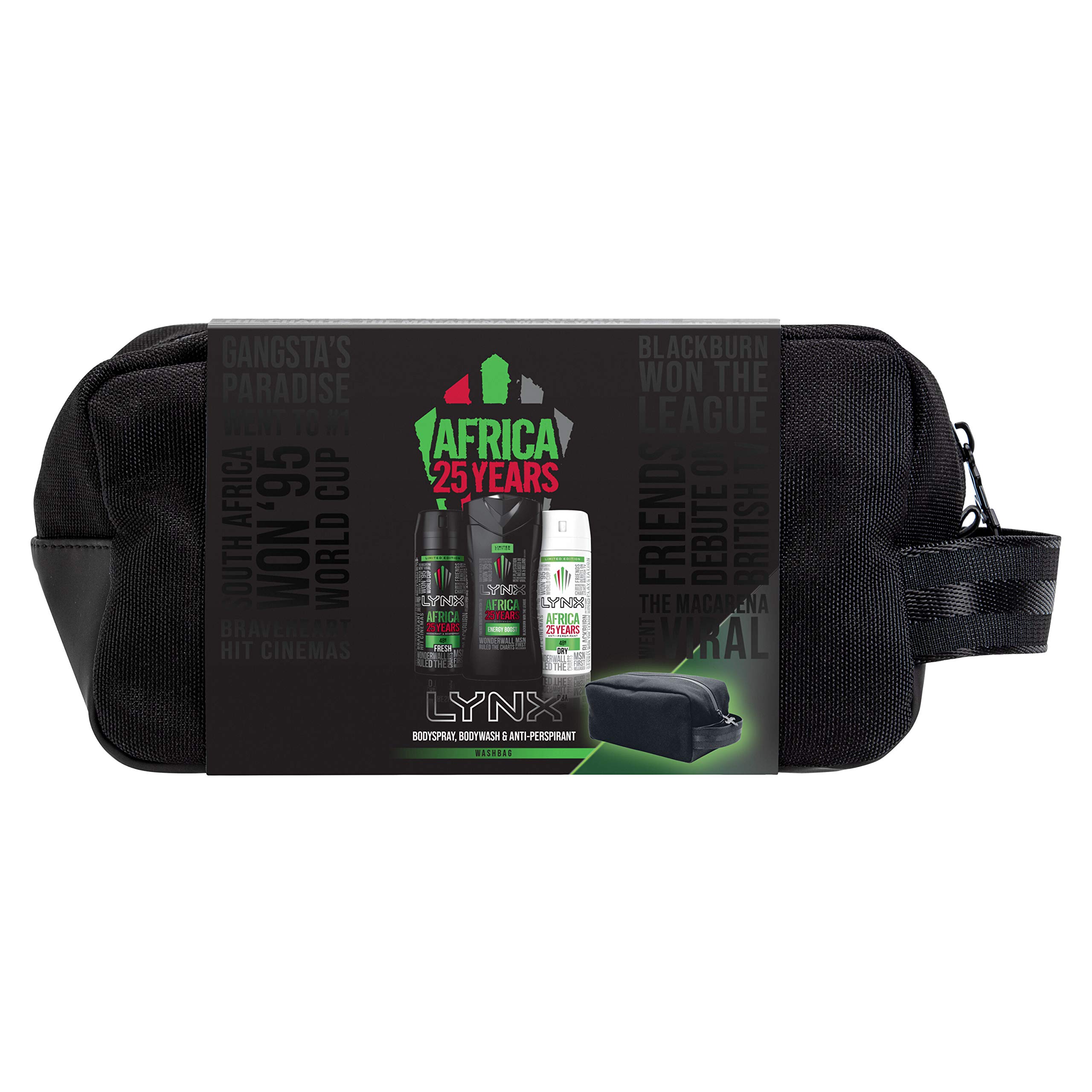 Lynx Africa, Washbag Christmas Gift Set, For Men