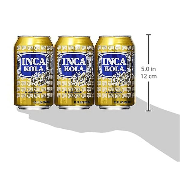 INCA KOLA GOLDEN CARBONATED LA KOLA DORADA – 12 OZ CANS – 6PK