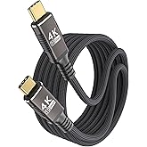 KMMXXCPM Long USB-C Cable 10FT/3 M Compatible with Thunderbolt 3,Type-C Fast Charging 100W 5A PD3.0,USB C 3.1 Gen 1 Cable Hig