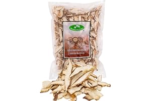 Mushroom House Dried Shiitake Mushroom Slices - 1 LB Bulk Bag - All-Natural, Non-GMO, Evenly Sliced, Sealed for Freshness - Umami-Rich Dried Mushrooms for Cooking, Stir Fry, Ramen, Soup, Pizza & More
