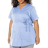 WonderWink Women's Wonderwork Maternity Top, Ceil Blue, 3X-Large