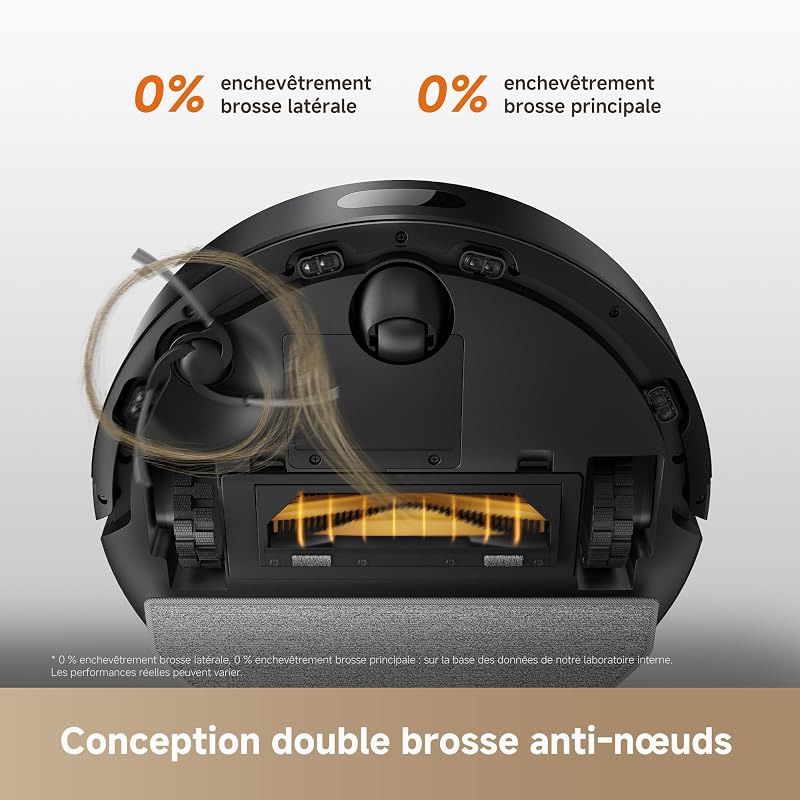 D20 Air Plus Robot Aspirateur Laveur avec Aspiration de 20 000 Pa