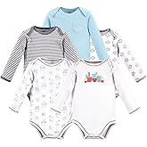 Touched by Nature Unisex Baby Organic Cotton Long-Sleeve Bodysuits