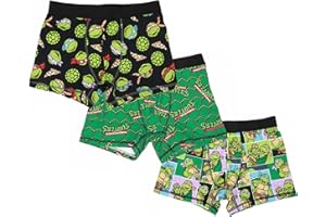 Bioworld Teenage Mutant Ninja Turtles Character Print Men's 3-Pack Boxer Briefs Set