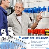 MYOYAY 100x 15cm Slatwall Hooks 3KG Load 4.2mm Thick Metal Pegboard Display view 5