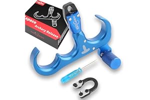 limaity Bow Release for Compound Bow,3 Finger Thumb Release,Archery Release Trigger,360° Rotatable Torque Free Head,Maximum Bearing 120lbs,for Right/Left Handers
