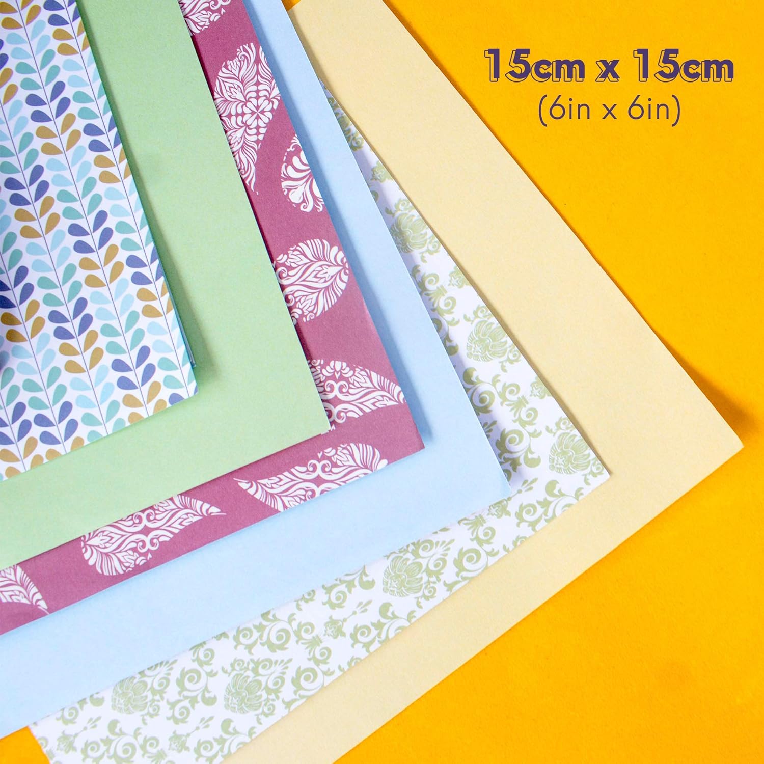 Origami Paper Set - 120 Sheets - Traditional Japanese Folding Papers including Floral, Animal Prints, Aztec, Geometric - Origami Papers for Kids & Adults - MozArt Supplies : Office Products