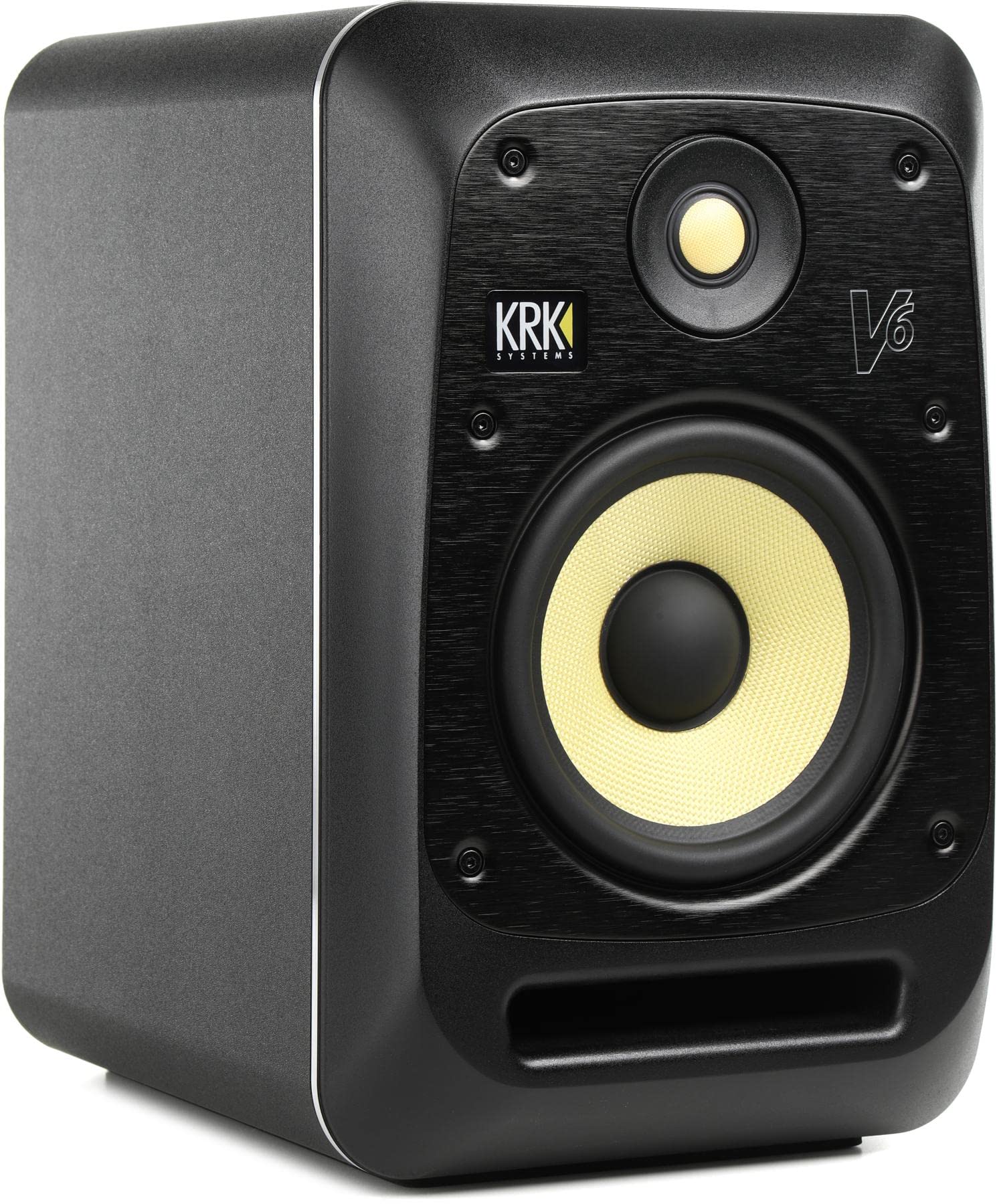 KRK V6 Series 4 6″ 2-Way Powered Studio Reference Monitor, Black
