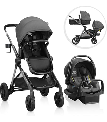 Amazon.com : Evenflo Pivot Xpand Modular Travel System with