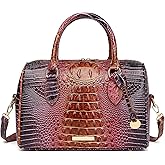 Makcr Joacbv Top-Handle Crocodile Purses For Women Crossbody Leather Bags Trendy Large Capacity Tote with Shoulder Strap