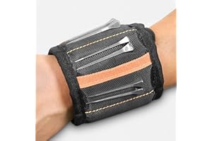 Antidious Magnetic Wrist Magnets for Holding Horseshoe Nails by Adjustable Using a Simple Hook and Loop Closure
