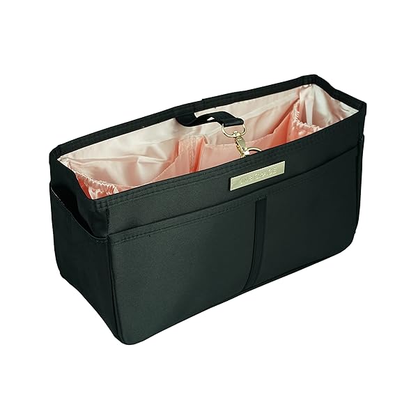 JN & Grace Handbag Organizer [12 Pockets] Premium Polyester / Satin Lining