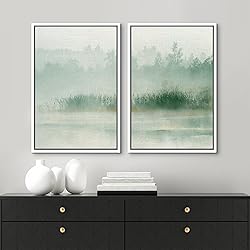 MUDECOR Framed Canvas Print Wall Art Set Monochrome