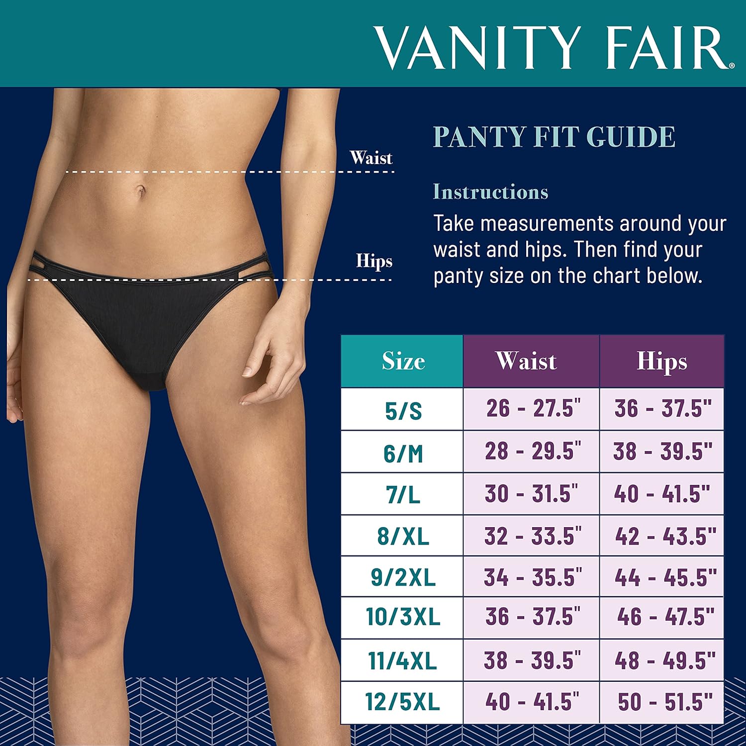 Vanity Fair Women's Underwear Perfectly Yours Traditional Cotton Brief Panties at  Women’s Clothing store