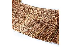 BEL AVENIR Brush Fringe Trim Basic Trim Collection 6.5 Yard x 3.54 Inches