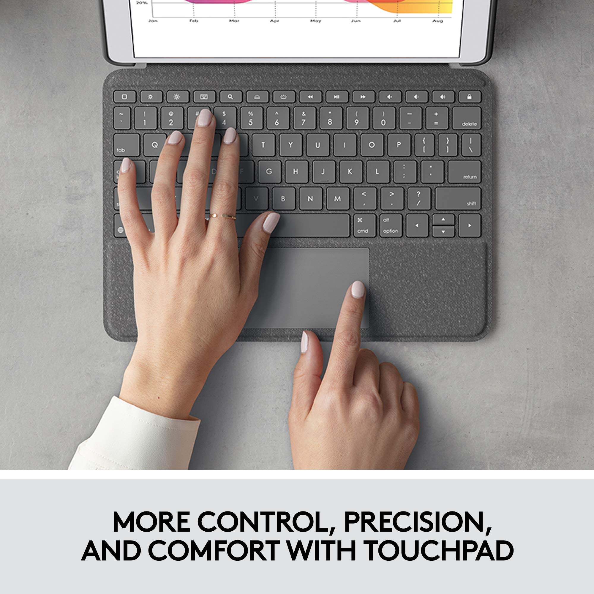 Mua Logitech Combo Touch for iPad Air (3rd Generation) and iPad Pro 10.