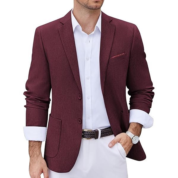 Blazer Para Hombre, Diseu00f1o Su00f3lido, Trajes De Negocios