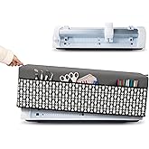 YARWO Dust Cover Compatible with Cricut Venture &amp; Tools, 35.6" x 9.8" x 11" | Large Cutting Machine Protective Cover with 2 Loops for Easy On/Off, 3 Pockets for Craft and Scrapbook Accessories, Foldable