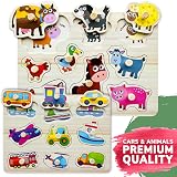 QUOKKA Toddler 6 Alphabet Wooden Puzzles Montessori Learning Toys 2-4 view 5