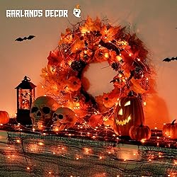 JMEXSUSS 2 Pack Orange Halloween Fairy