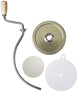 Grandpa Witmer's Old Fashioned Mess-Free Nut Butter and Natural Peanut Butter Mixer, Made in America, BPA Free, Fits 26-Ounce Jars with 3.25-Inch Lids