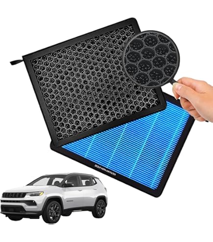 K&N KNA-5034 Engine Air Filter - 18,000 Mile Replacement For 2014-2019 Jeep Compass/Renegade, Fiat 500X (2.4L, 1.4L, 1.6L) - View #7