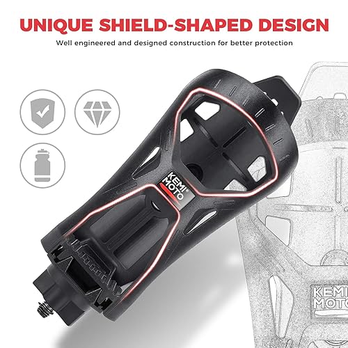 KEMIMOTO ATV Cup Holder, Upgraded Motorcycle Drink Holder