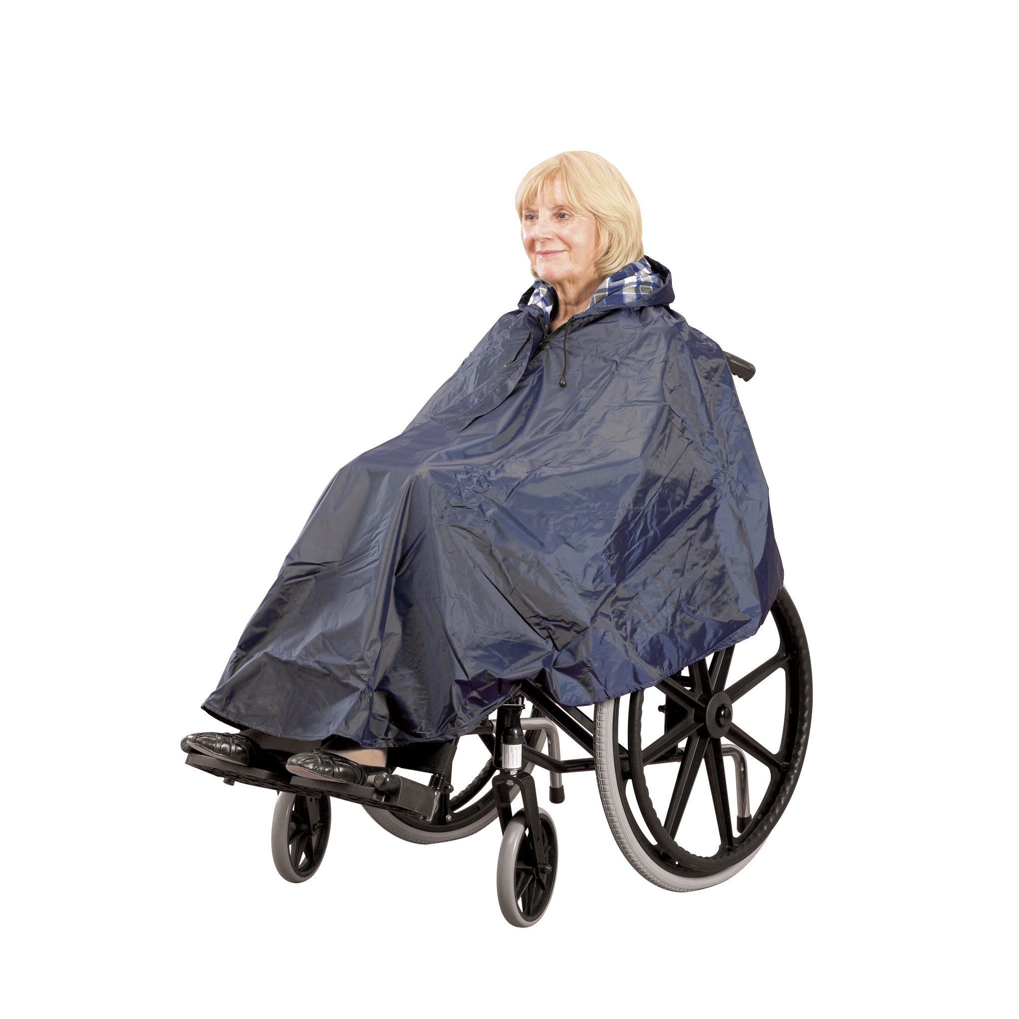 Homecraft Wheelchair Poncho, Windproof, Waterproof and Water resistant