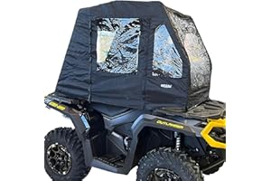 GEARS ATV Cab Enclosure | Original Universal Fit Quad Canopy + Windshield | Cabin Cover | Keeps Riders Warm & Dry | Compatibl