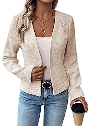 Mina Self Sweater Jackets Blazer for Women 2025