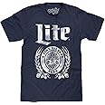 Tee Luv Men's Faded Miller Lite Beer Logo Shirt